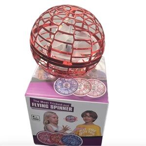 Red Flying Spinner Toy